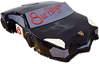 Lamborghini czarny 3D