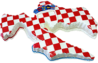 Mapa Chorwacji 3D