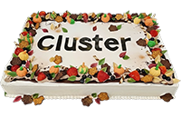 Tort jesienny cluster 100 porcji