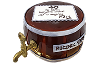 Tort beczka 3D
