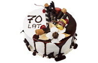Tort urodzinowy 70 lat